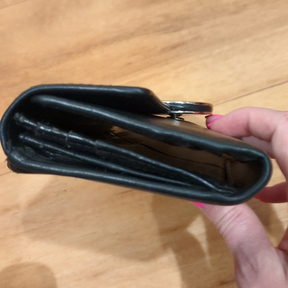 Coach Alexandra Black Leather Envelope wallet - Picture 15 of 15